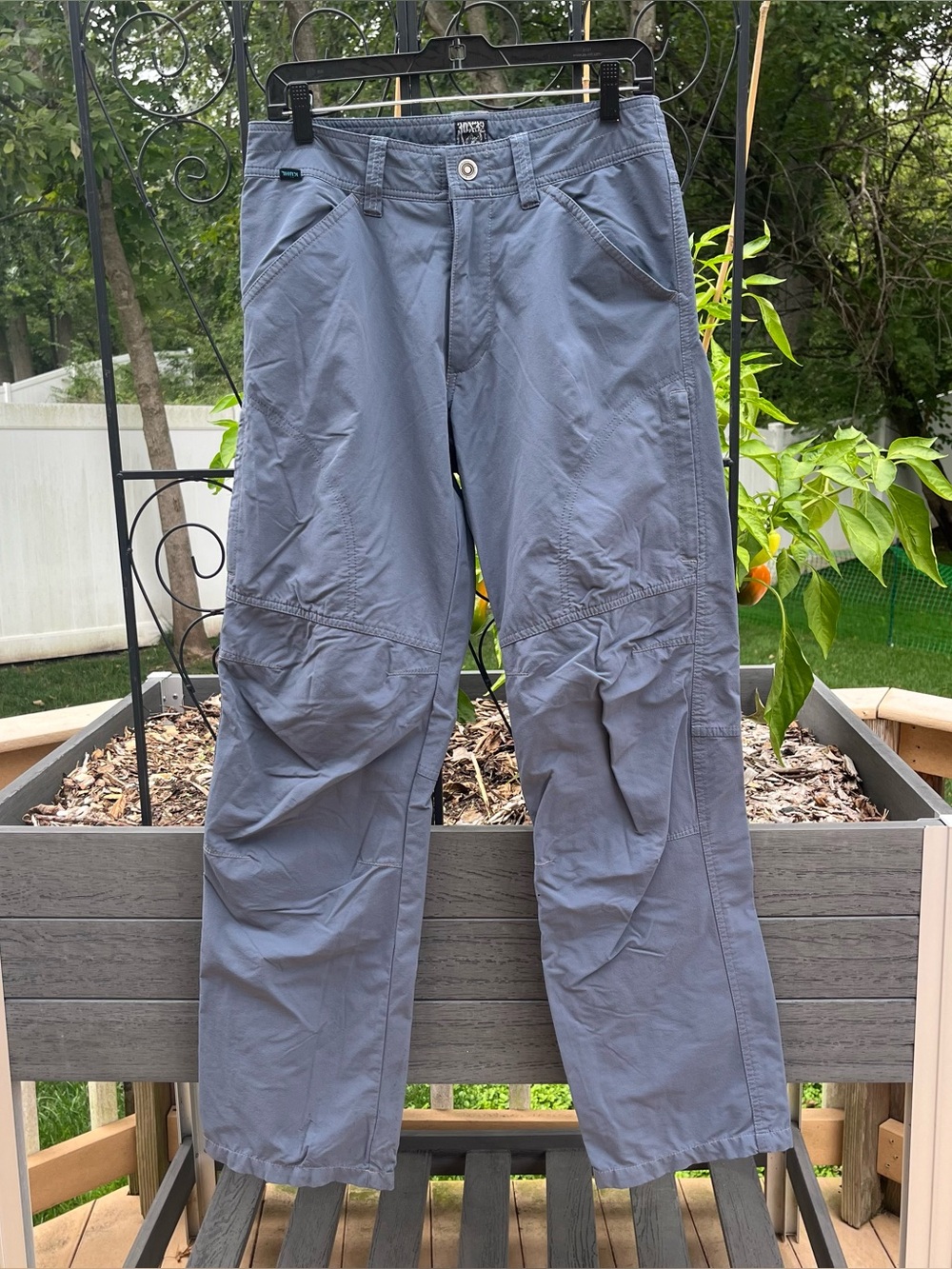 Kuhl Men’s Slate Blue Technical Outdoor Hiking Pants Size 30x32 Gorpcore *Flaw*